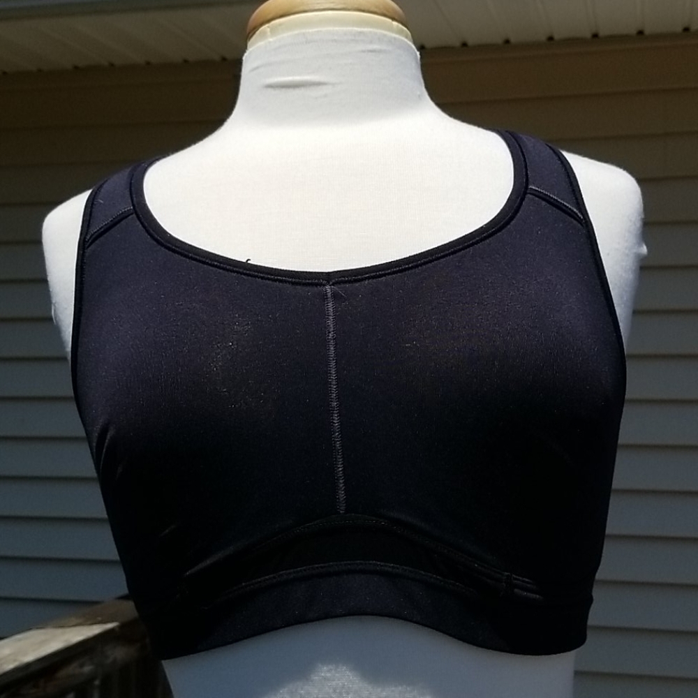 Athleta Black Sports Bra 38C